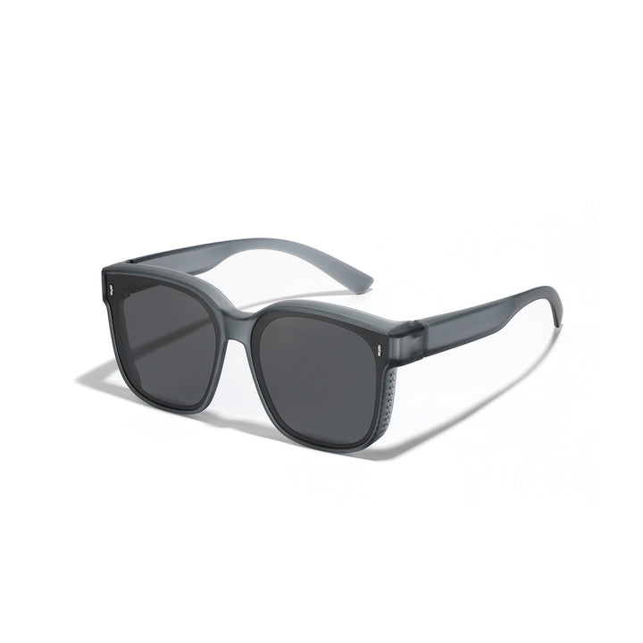 Women's square sunglasses with modern, glossy frame and UV protection Kalsten