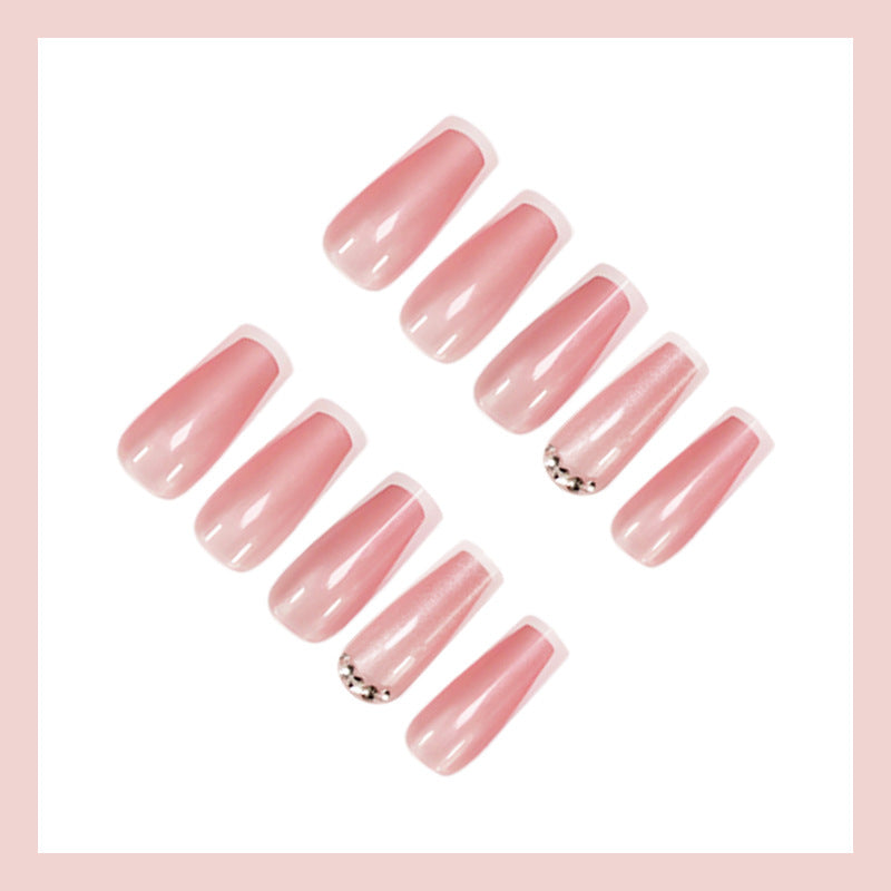 artistic French manicure artificial nails Kalsten