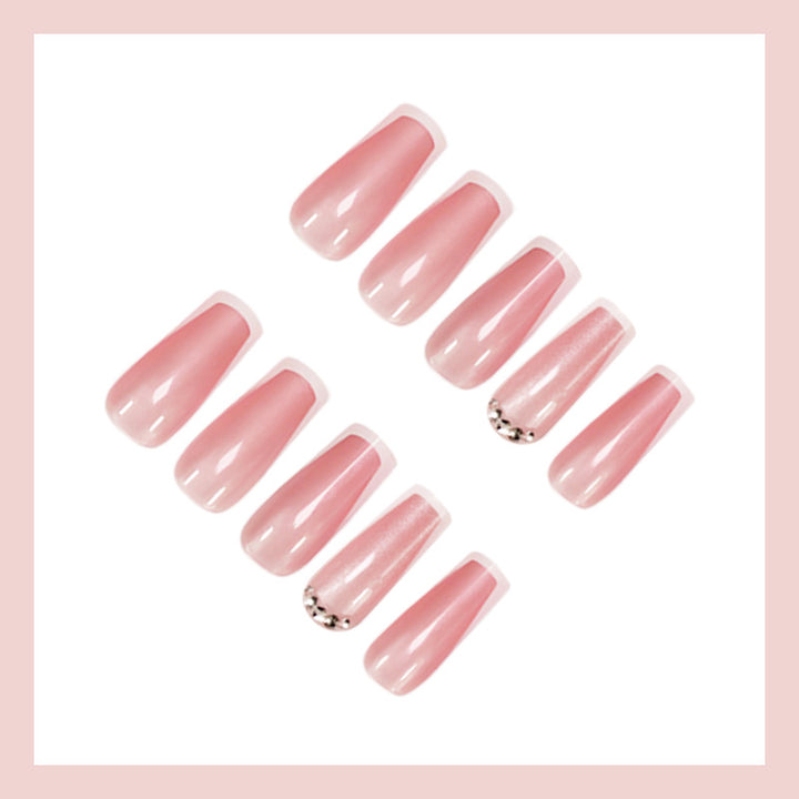 artistic French manicure artificial nails Kalsten