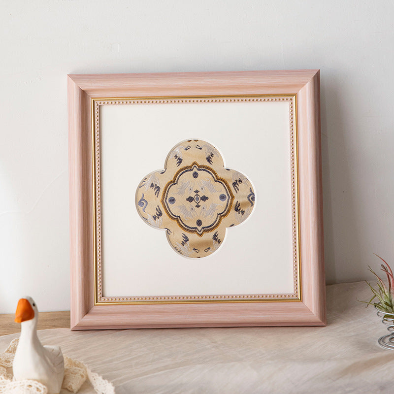 Decorative Embroidered Artwork Frame for Home