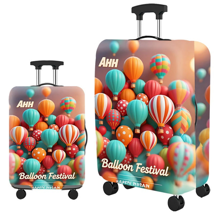 Artistic Cat-Themed Hard Shell Suitcase Kalsten