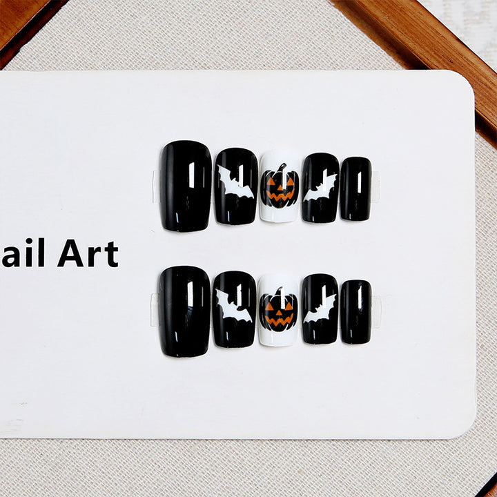 Acrylic nail set with Halloween motifs Kalsten