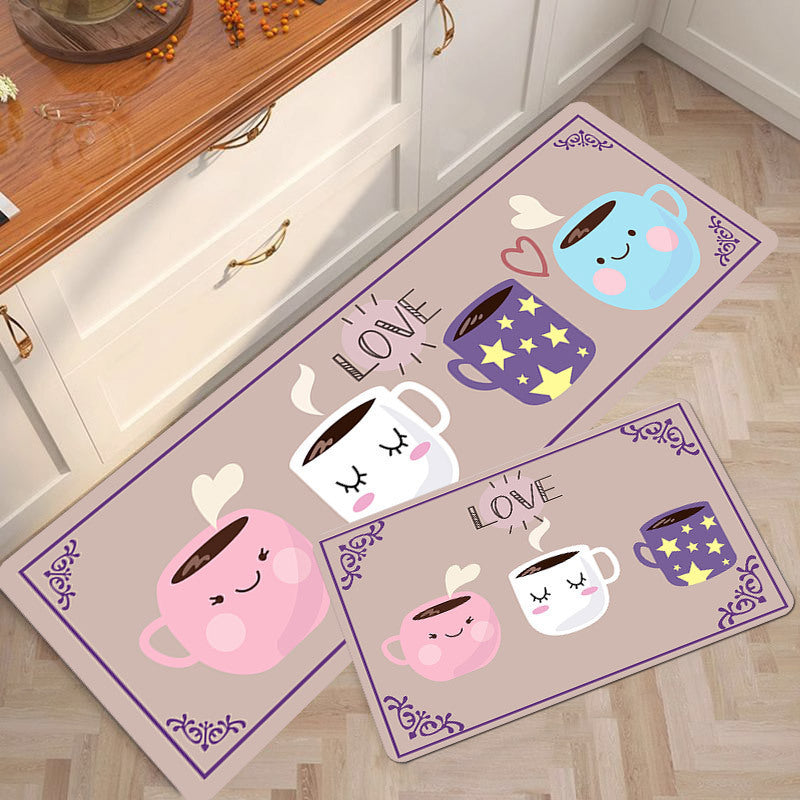 Cute Bear-Themed Kitchen Mat Kalsten