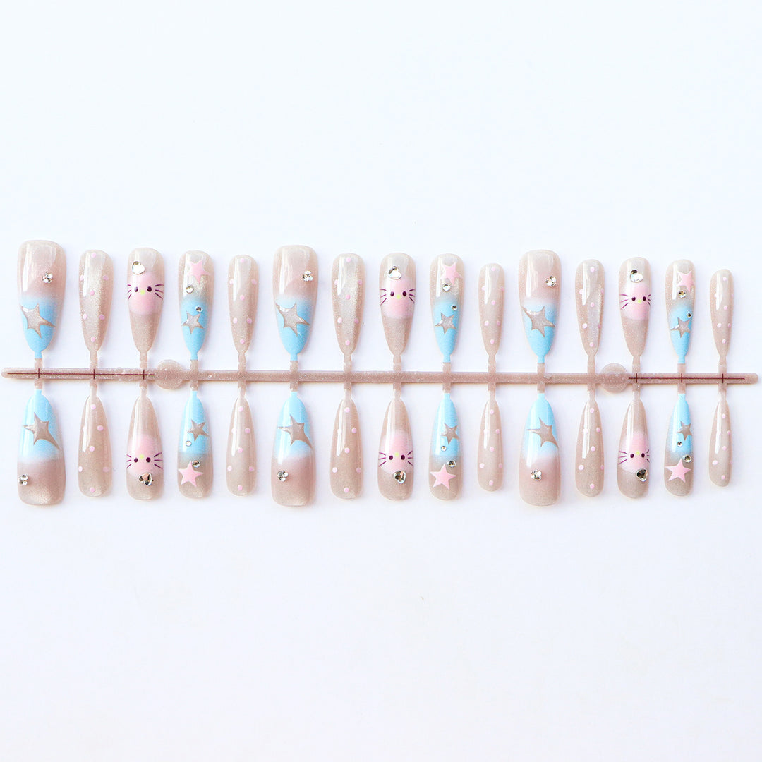 Whimsical Starry Nail Art Set