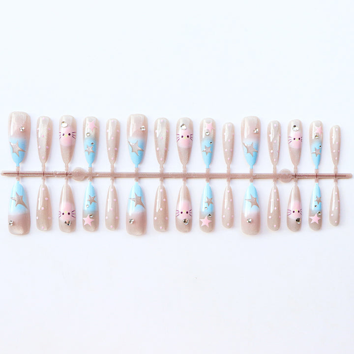 Whimsical Starry Nail Art Set