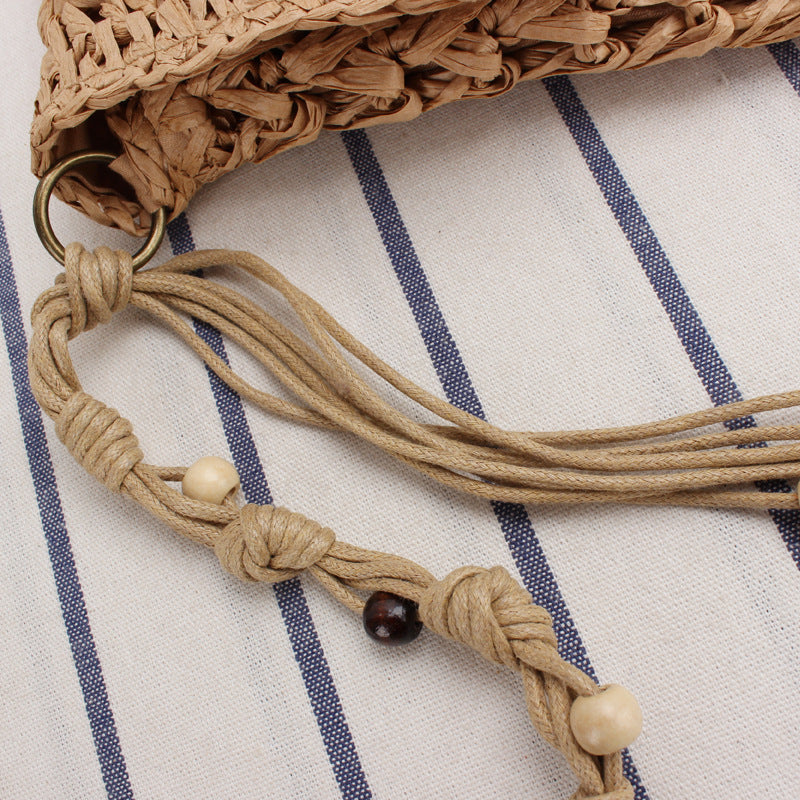 Handbag made of high-quality woven natural material Kalsten