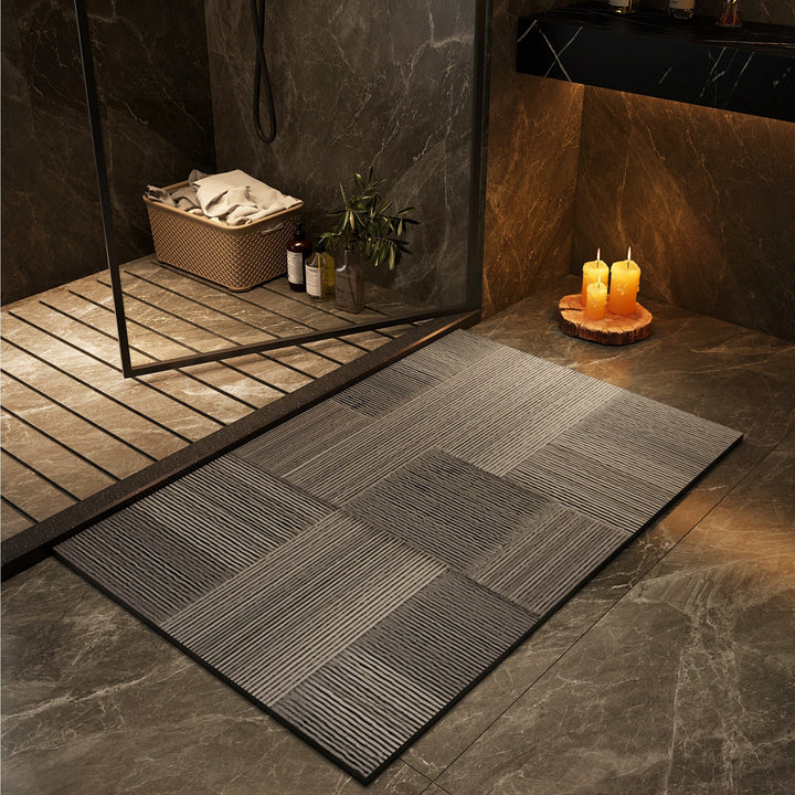 Geometric Patterned Non-Slip Bath Mat Kalsten