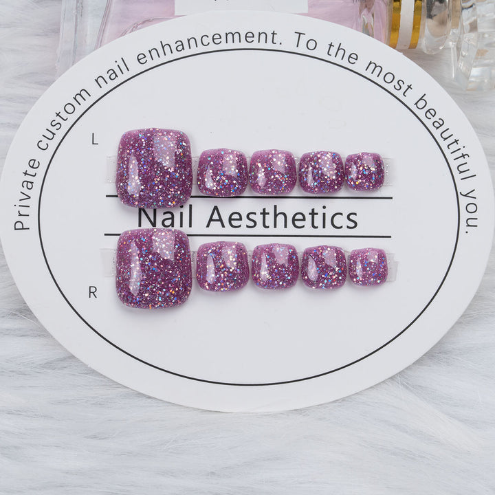 Glittering Sparkle Nail Art