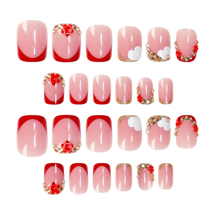 Decorative Floral Nail Enhancements Kalsten
