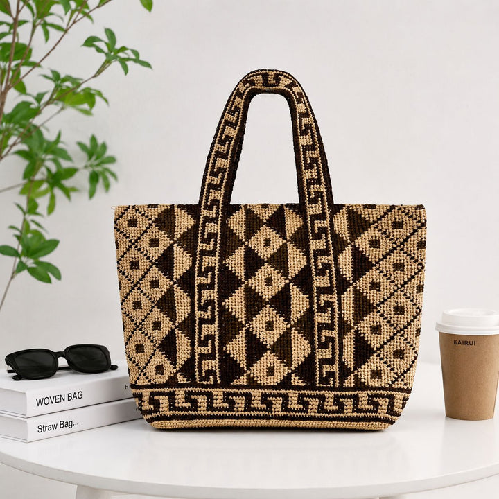 Fashionable and Practical Wicker Bag Kalsten