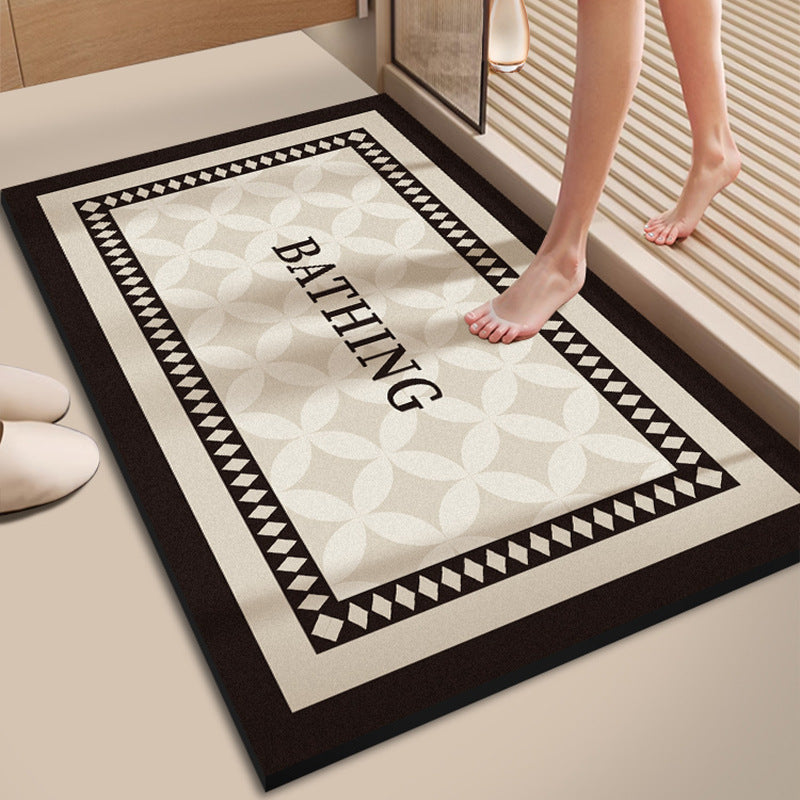 Soft Textured Bathroom Rug Kalsten