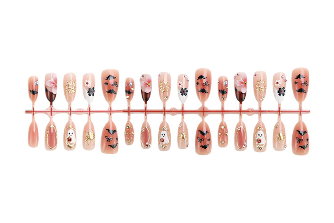 Nail art set with Halloween motifs and extravagant accents Kalsten