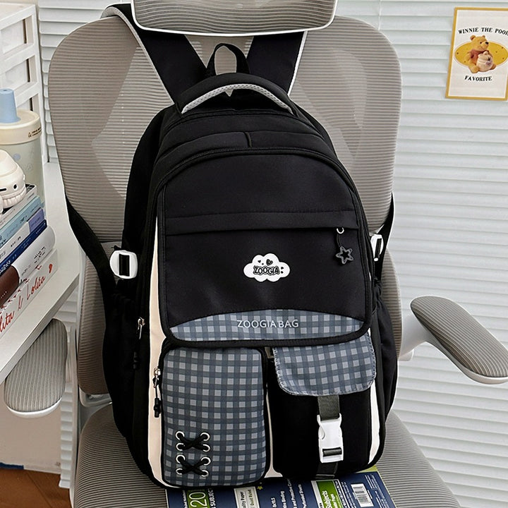 Stylish Multi-Pocket School Backpack Kalsten