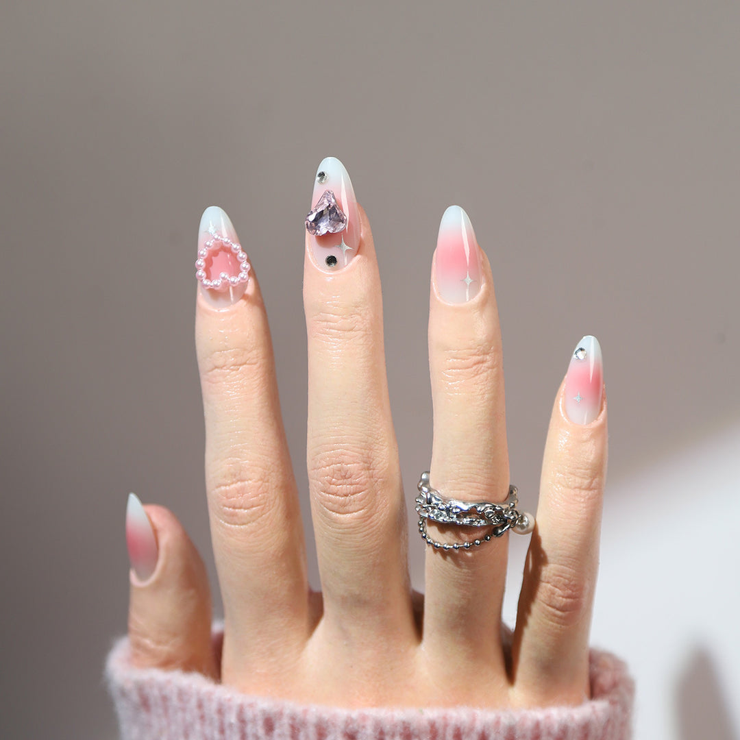 Artistic Stiletto Tip Nail Art Kalsten
