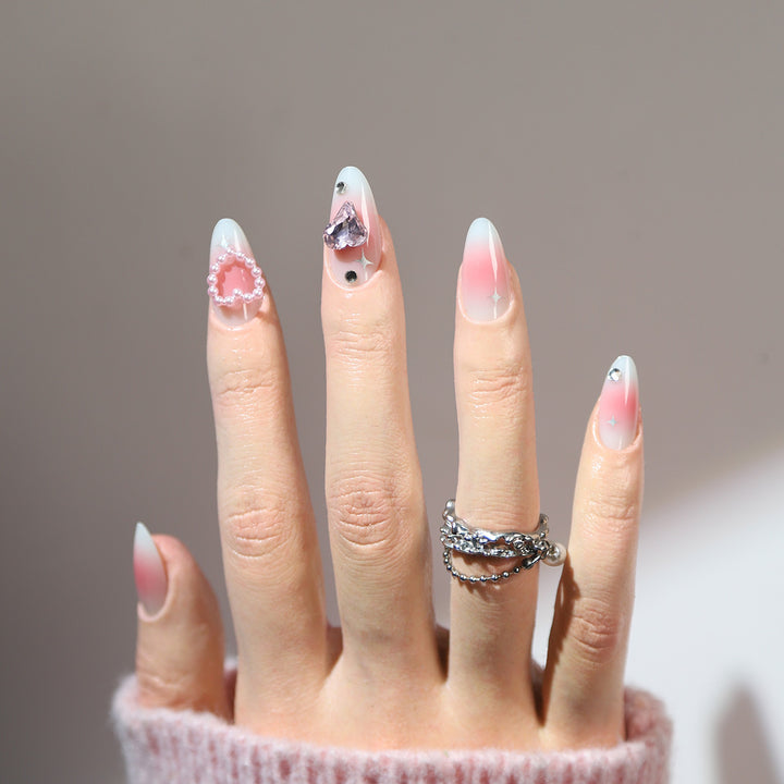Artistic Stiletto Tip Nail Art Kalsten