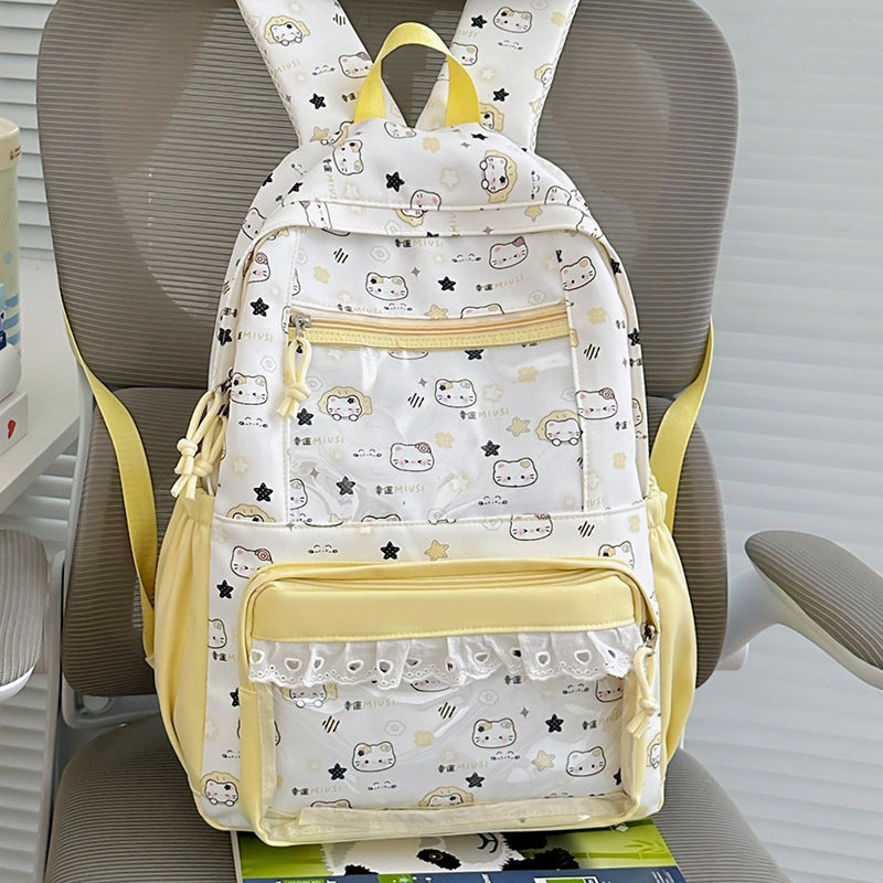 Cute Illustrated Character-Themed Backpack Kalsten