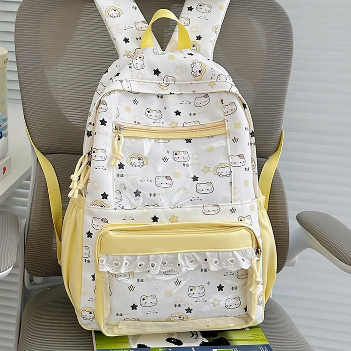 Cute Illustrated Character-Themed Backpack Kalsten