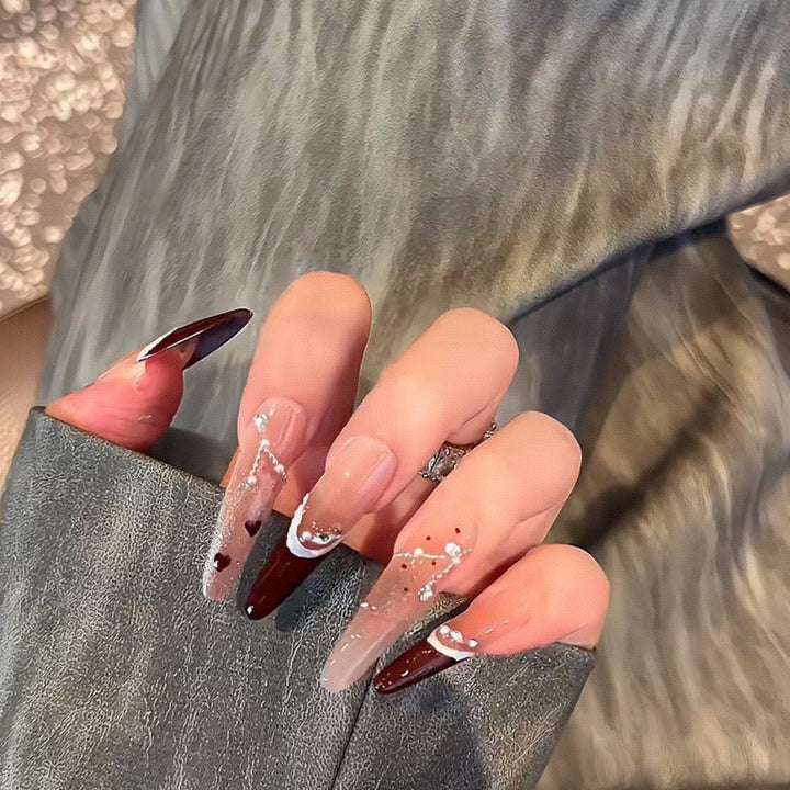 Artistic Stiletto Press-On Nail Art Set Kalsten