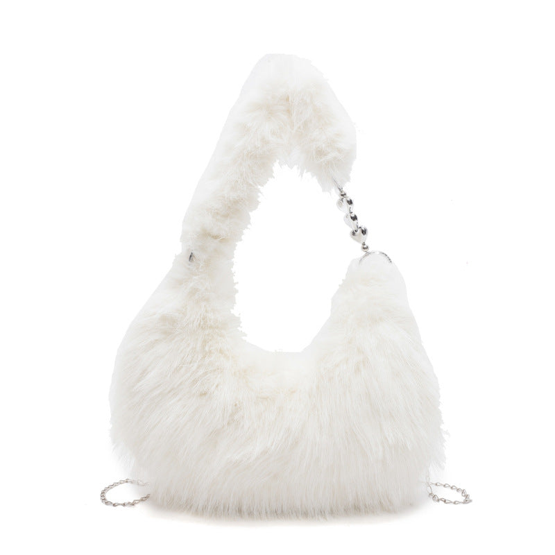 Plush Shoulder Bag with Unique Design Kalsten