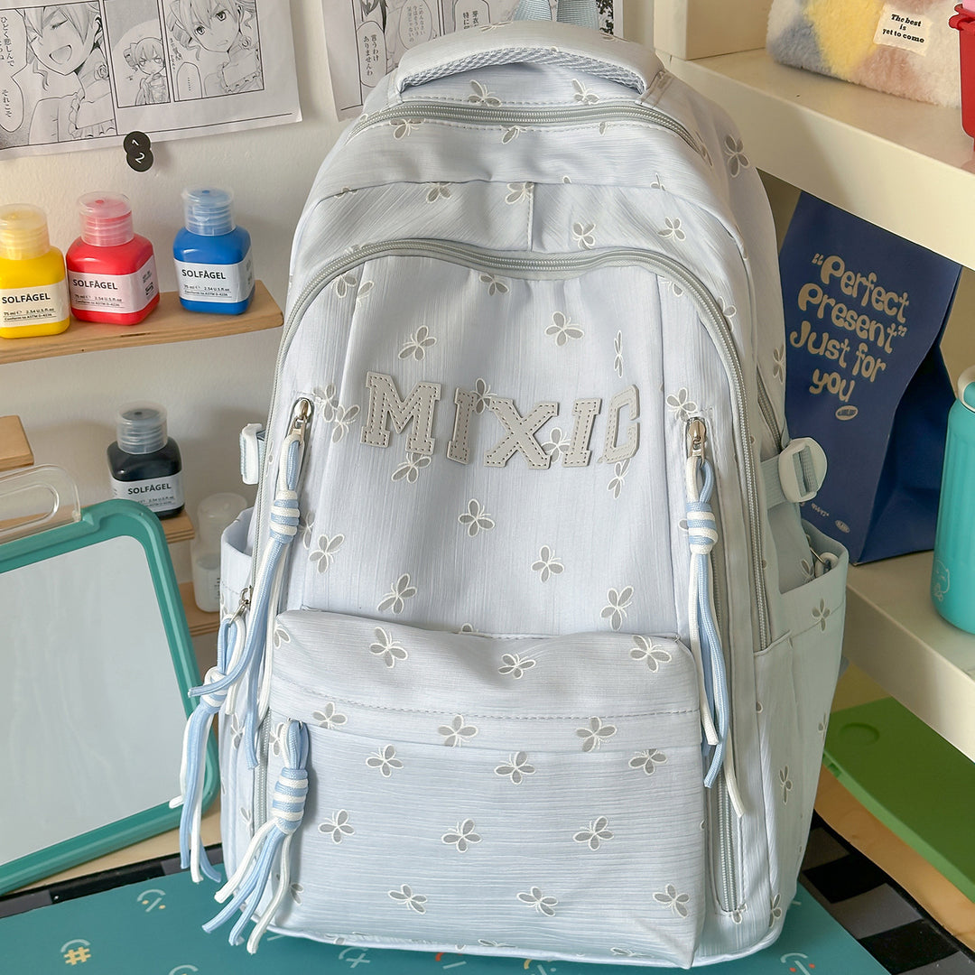 Floral Appliqué Stylish Backpack Kalsten