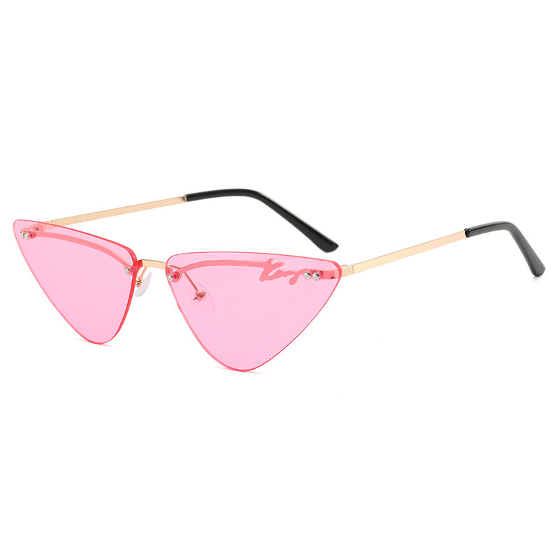 Ladies Trendy Cat-Eye Sunglasses with Feminine Frame Kalsten