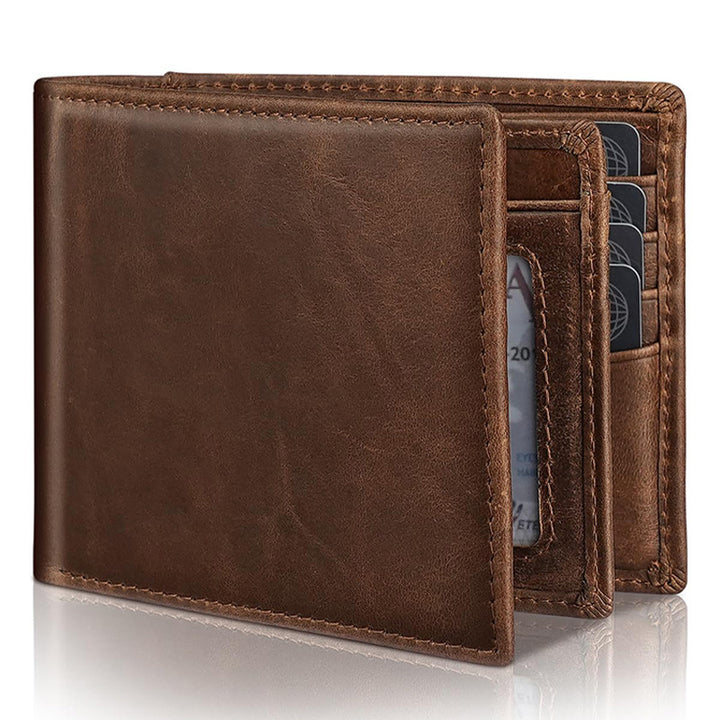 Classic Leather Bi-Fold Wallet Kalsten