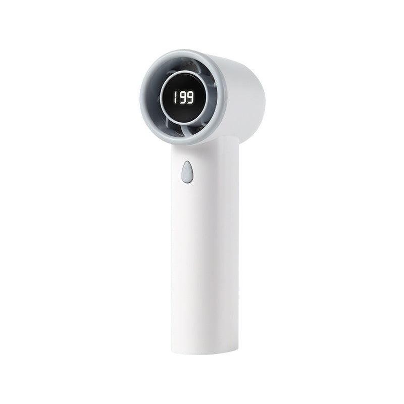 Unisex Portable Hand Fan with Digital Speed Display Kalsten