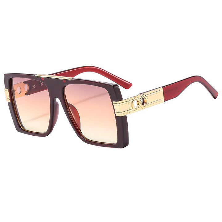 Women's oversized sunglasses with extravagant glitter accents Kalsten