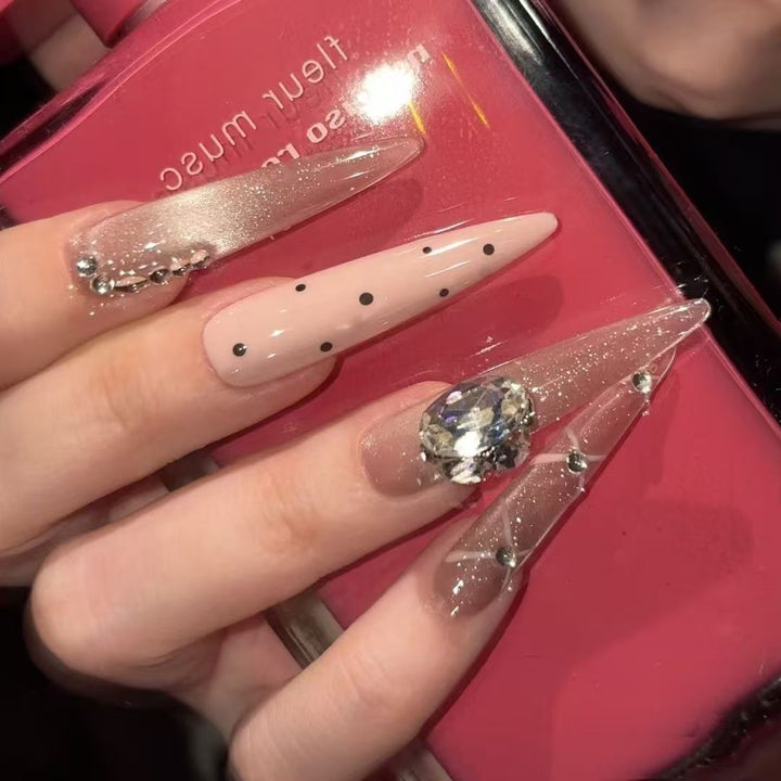 Decorative Stiletto Nail Art Enhancements