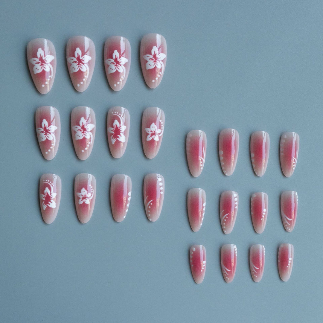 Premium Floral Gel Nail Art