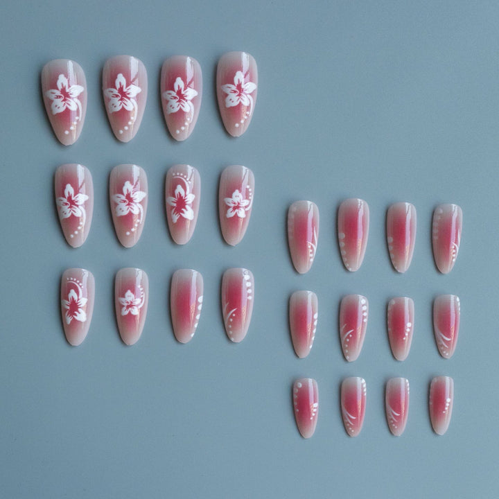 Premium Floral Gel Nail Art