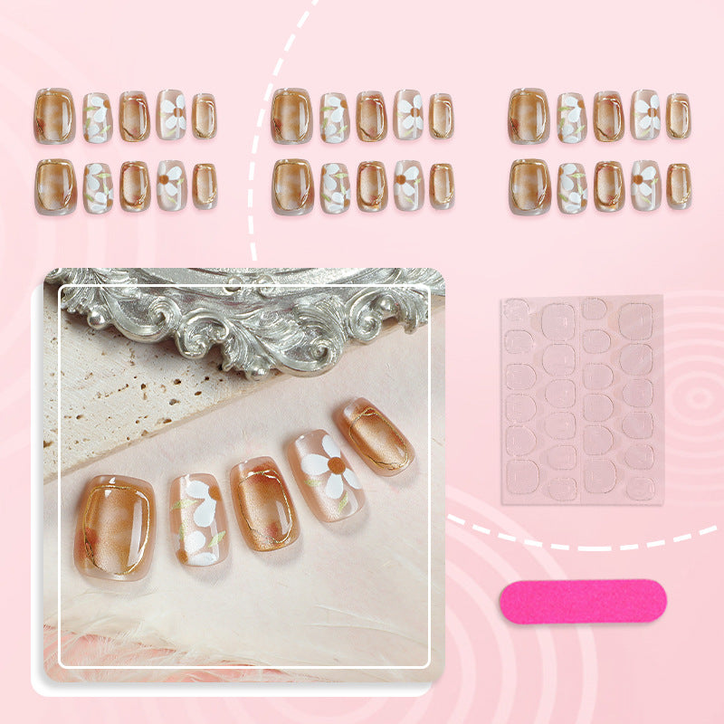 Floral Artistry Press-On Nail Set