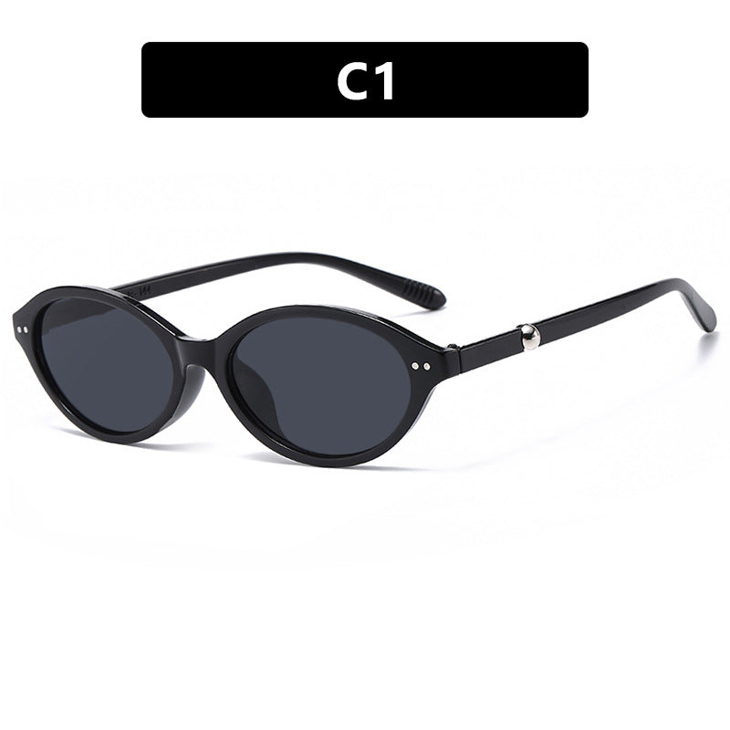 Women trendy sunglasses in oval design with UV protection Kalsten