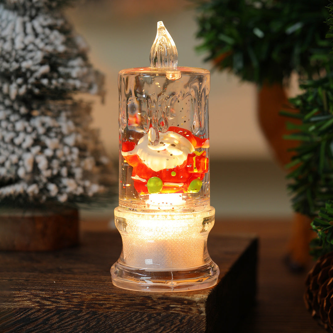 LED Illuminated Christmas Candle Figurine Kalsten