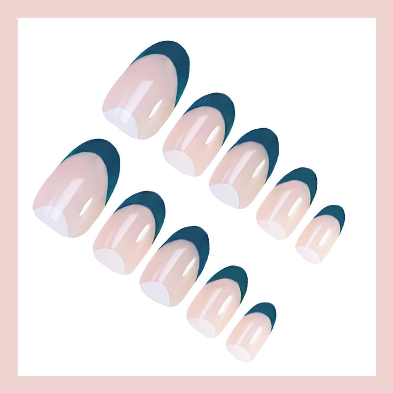 Nail art set with elegant French design Kalsten