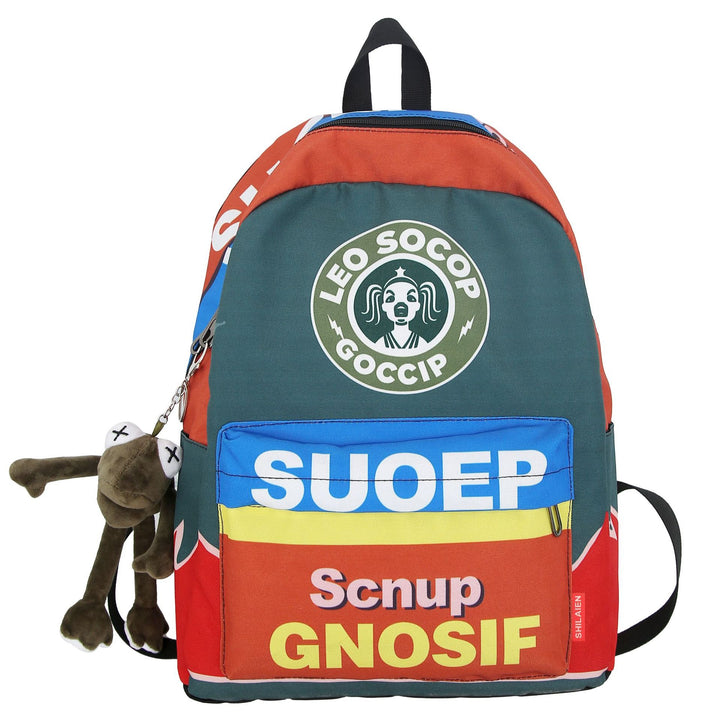 Graphic Print Casual Backpack Kalsten
