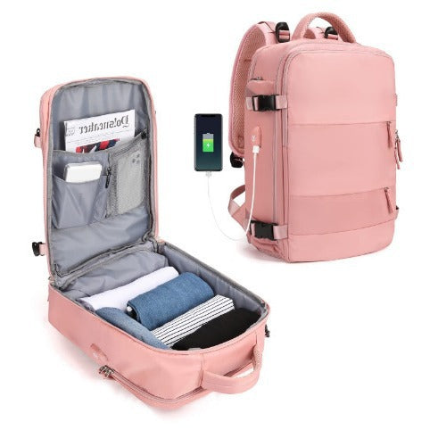 Versatile Travel Backpack with Organizational Compartment Kalsten