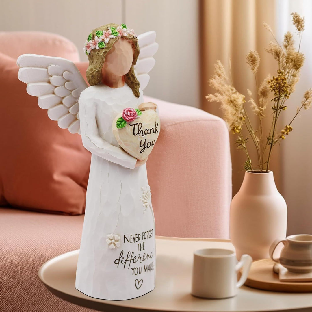 Decorative Angel Figurine with Heart Kalsten