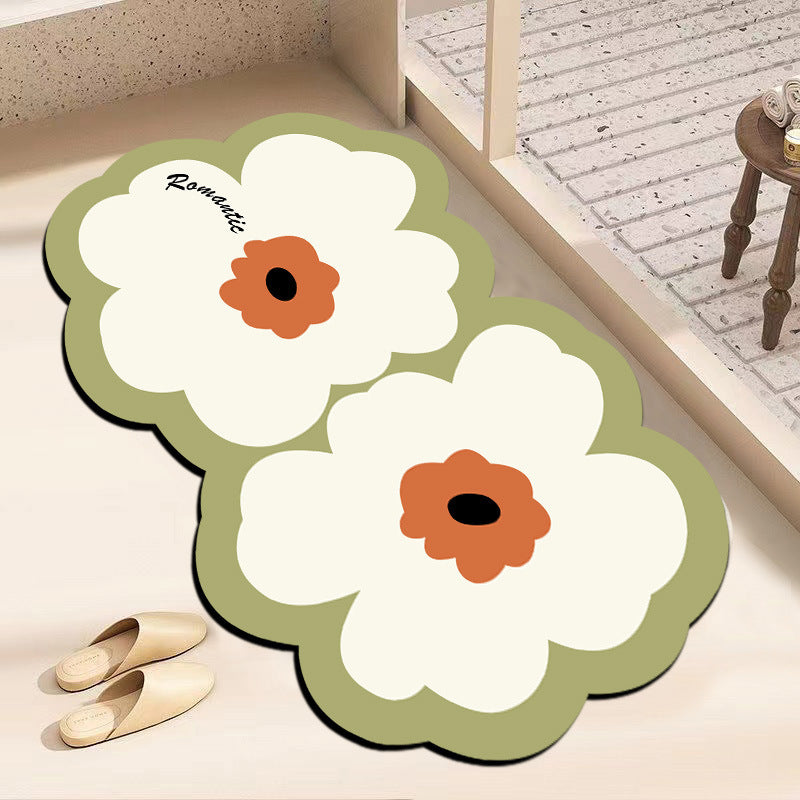 Decorative Flower-Shaped Floor Mat Kalsten