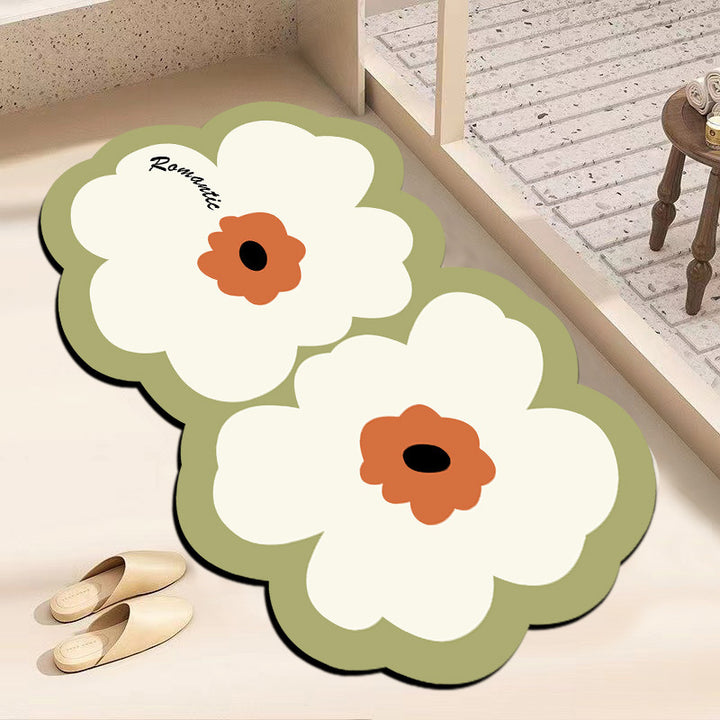 Decorative Flower-Shaped Floor Mat Kalsten
