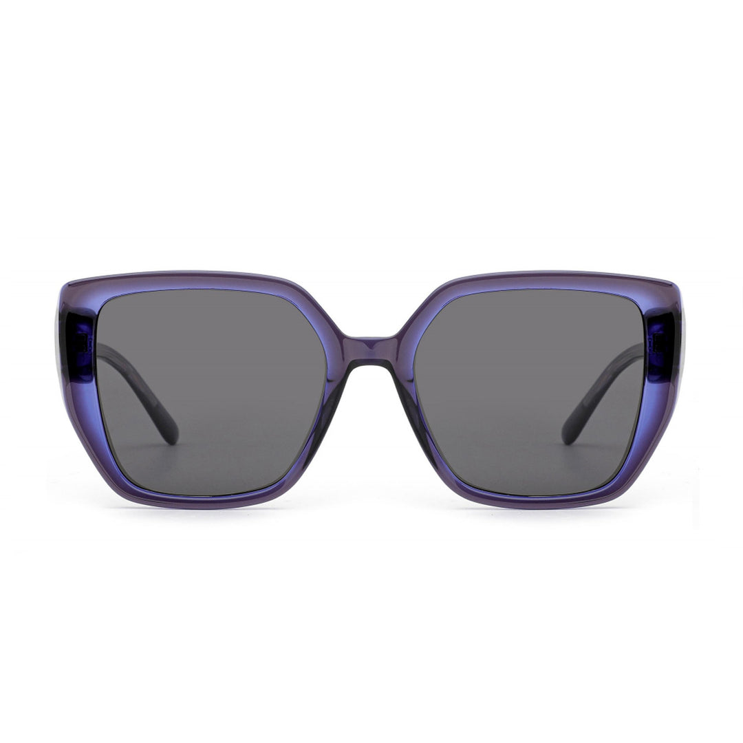 Ladies large square sunglasses with innovative frame and polarized lenses Kalsten