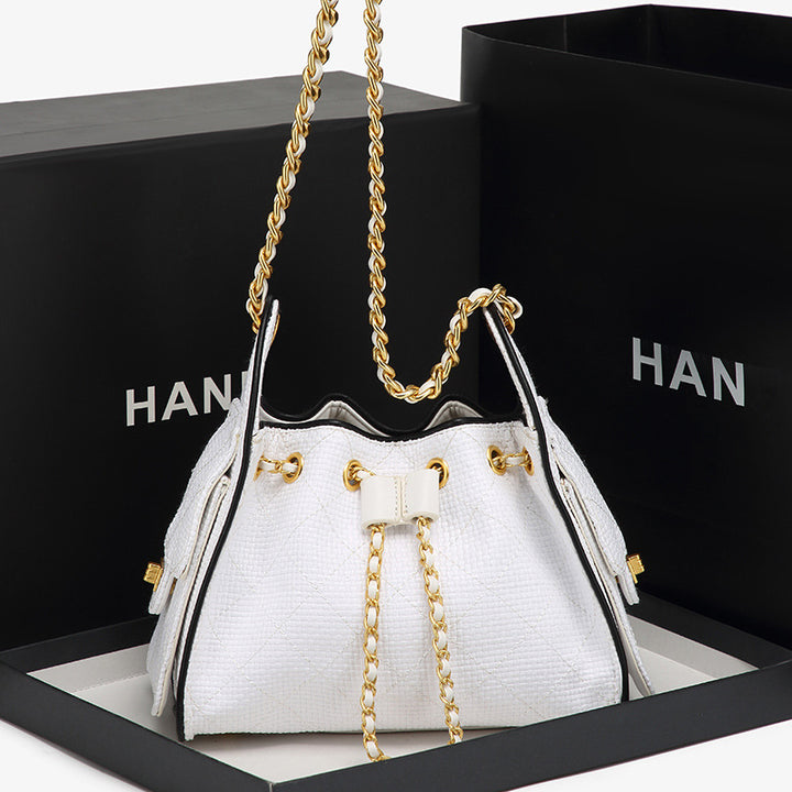 Elegant Drawstring Shoulder Bag