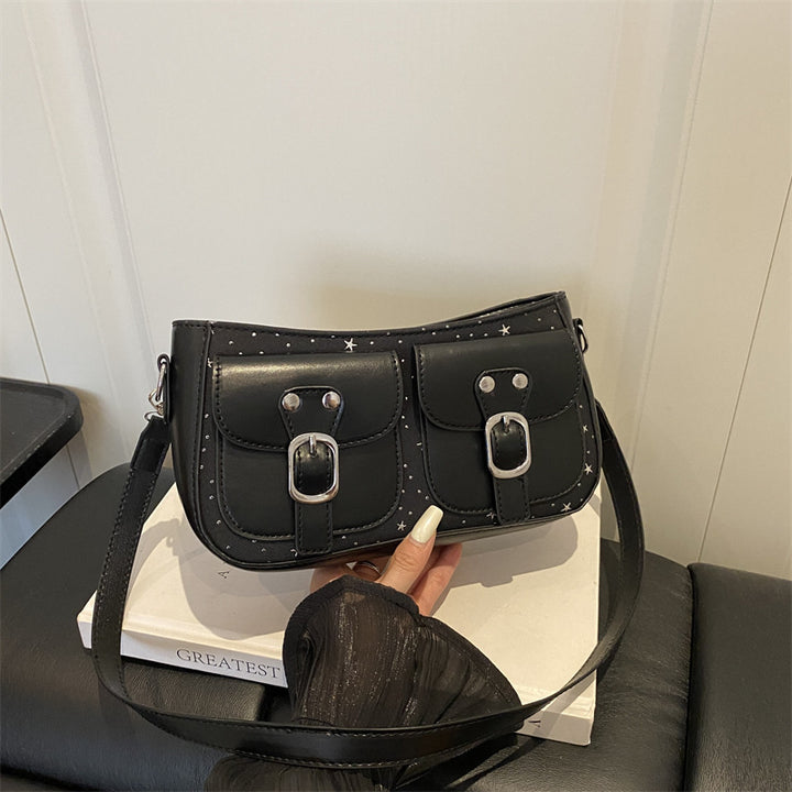 Buckle-Detail Crossbody Bag