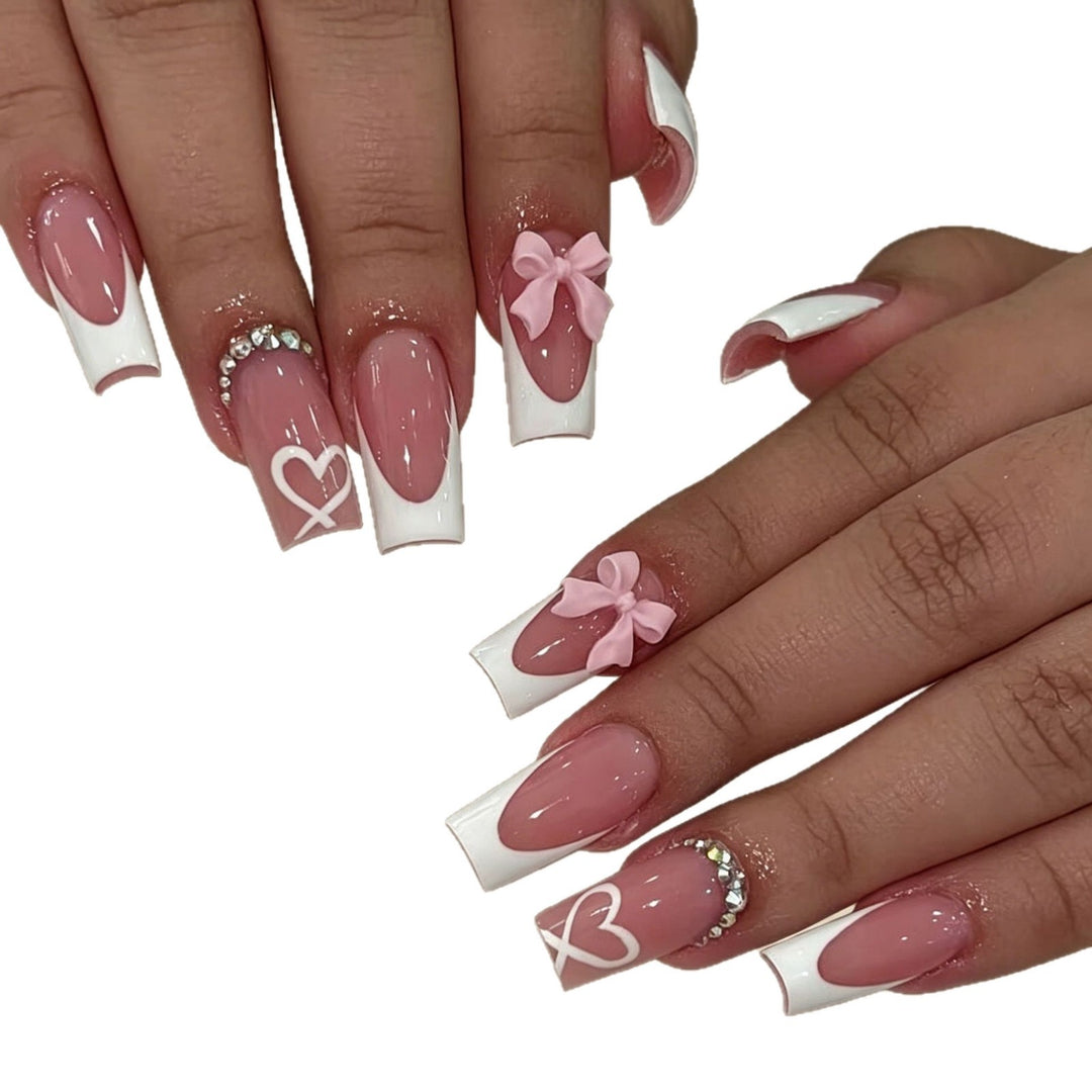 Stylish Long-Lasting Press-On Nail Set