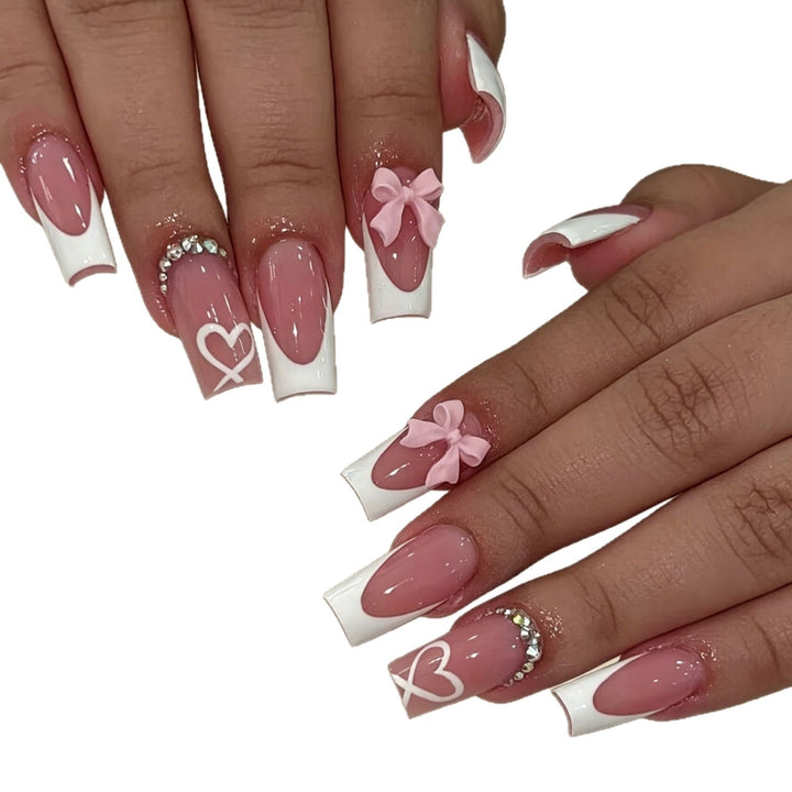 Stylish Long-Lasting Press-On Nail Set