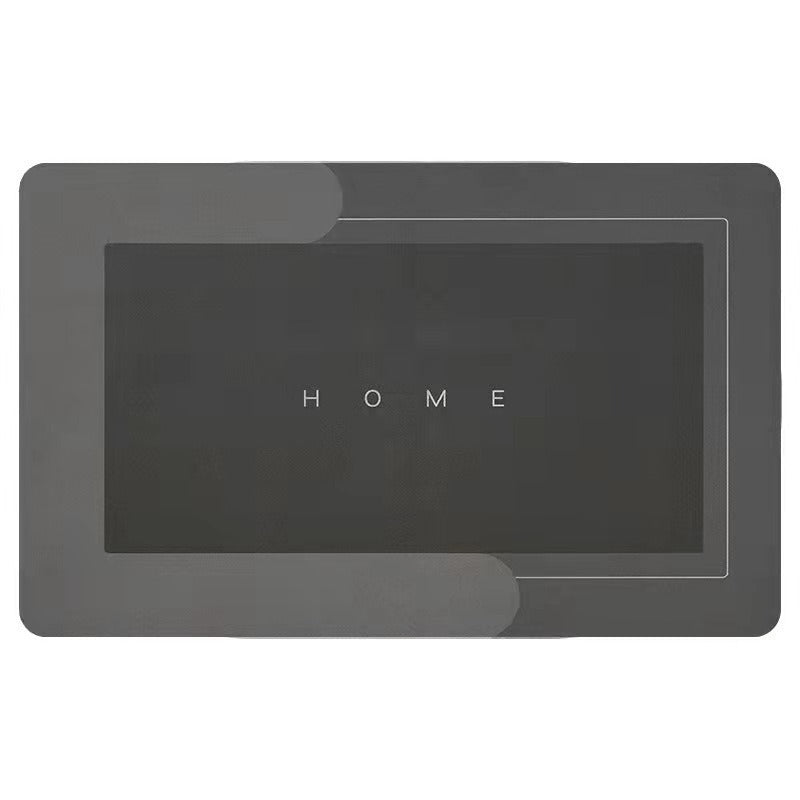 Large Rectangular Anti-Slip Silicone Placemat With Heat-Resistant Surface And Raised Edge Splash Guard