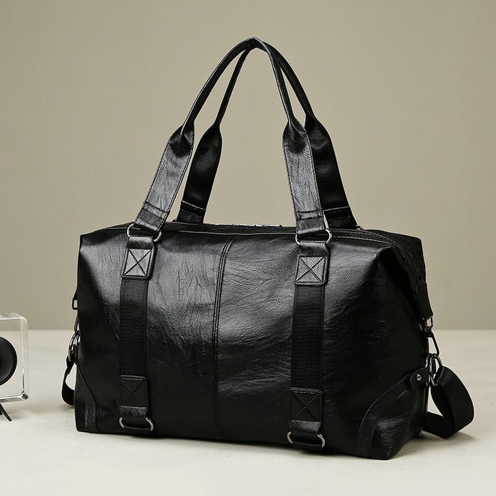 Luxurious Leather Weekend Duffel Bag Kalsten