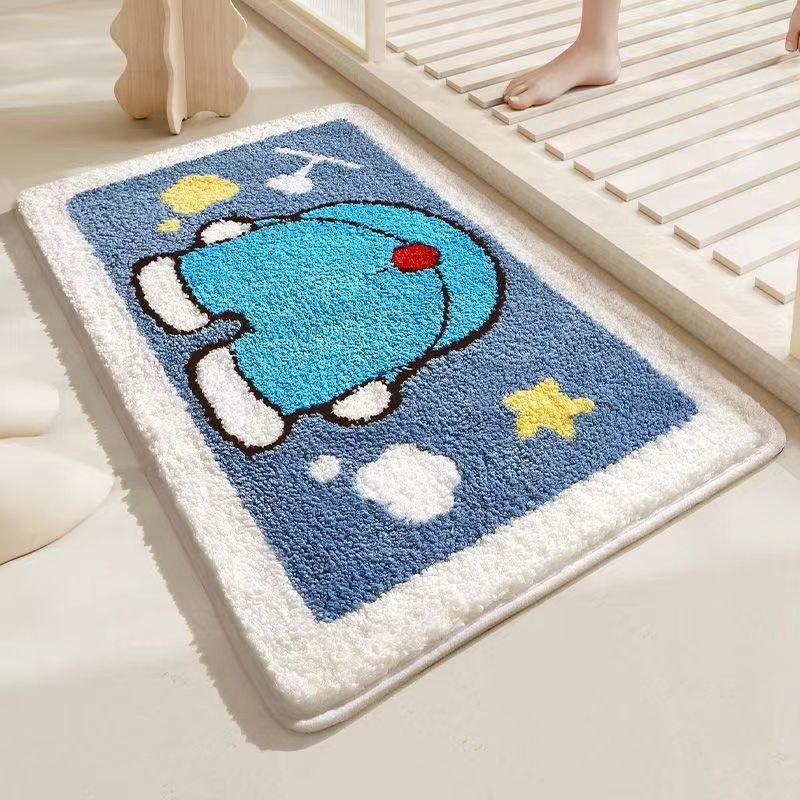 Cartoon Character Plush Bath Mat Kalsten