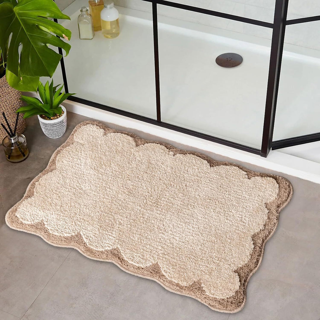 Plush Bathroom Rug Kalsten