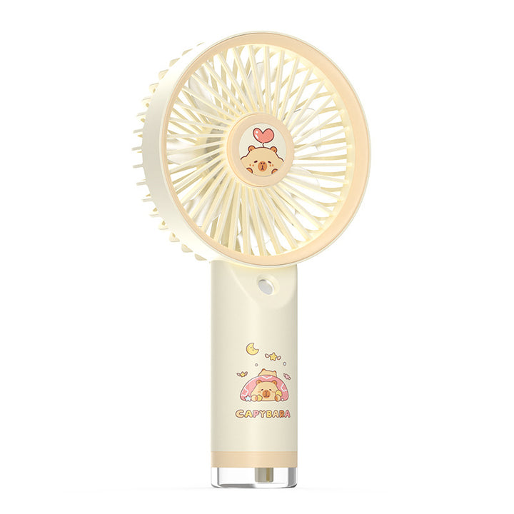 Unisex Portable Hand Fan with Playful Capybara Design Kalsten